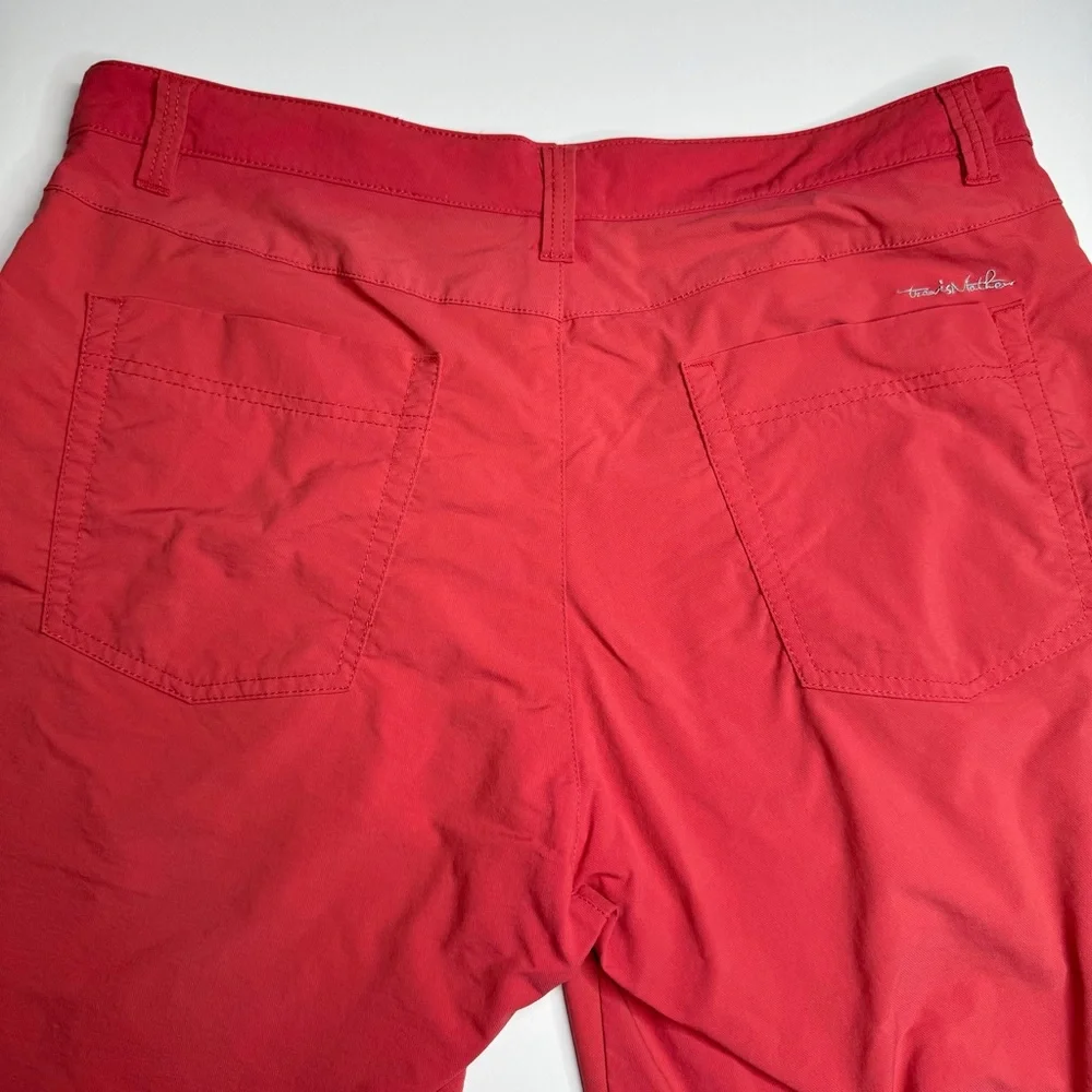 Travis Mathew Stretch Flat Front Golf Shorts 10” Inseam Preppy Athleisure